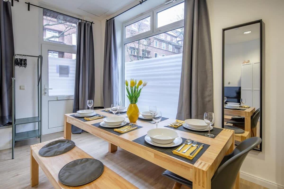 Studio Family Loft Self Checkin Street Parking ฮัมบูร์ก ภายนอก รูปภาพ